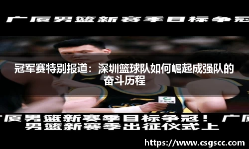 冠军赛特别报道：深圳篮球队如何崛起成强队的奋斗历程